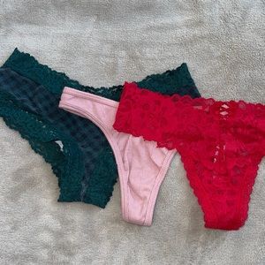 Pack of 3 XS pink/Victoria’s secret undies